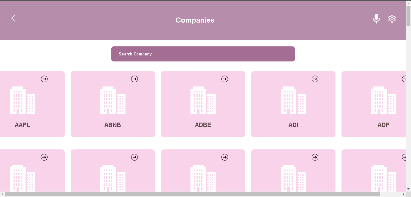 Stock-Metrics-WebApp screenshot
